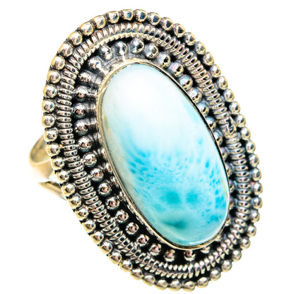 Larimar Rings handcrafted by Ana Silver Co - RING74871