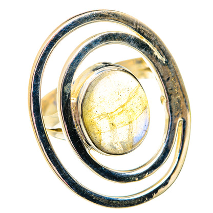 Labradorite Rings handcrafted by Ana Silver Co - RING74883