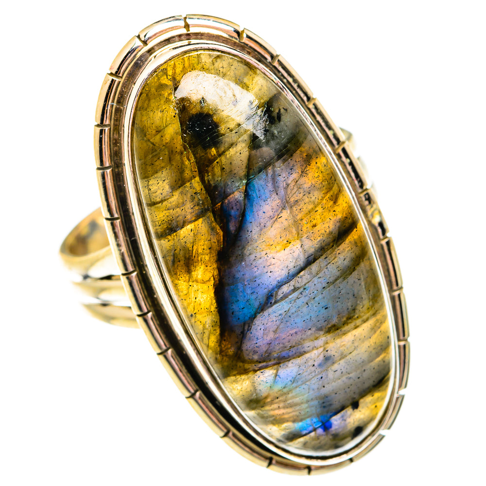 Labradorite Rings handcrafted by Ana Silver Co - RING74884