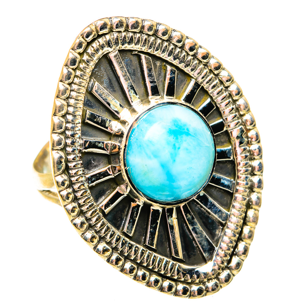Larimar Rings handcrafted by Ana Silver Co - RING74887