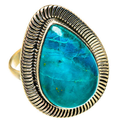 Chrysocolla Rings handcrafted by Ana Silver Co - RING74899