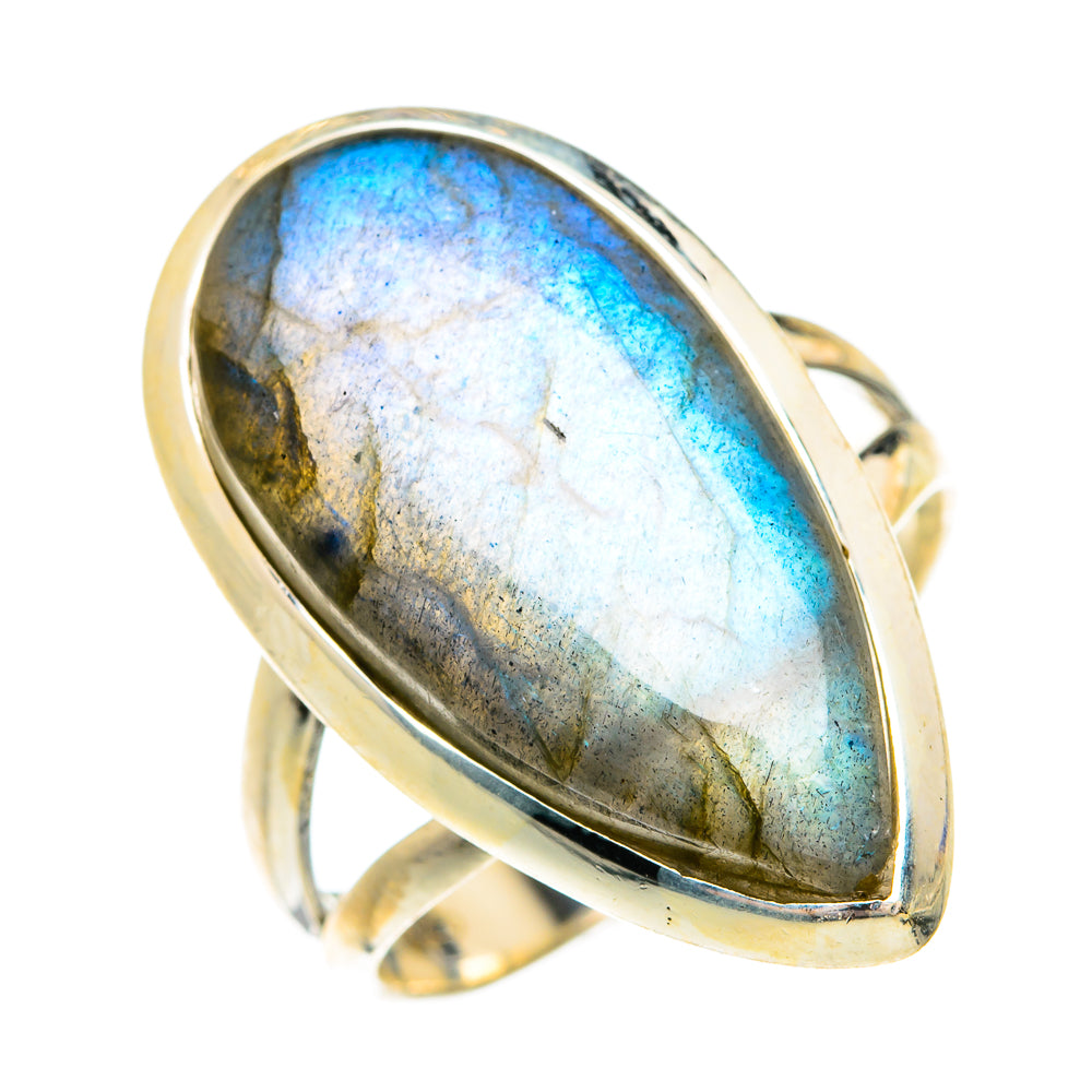 Labradorite Rings handcrafted by Ana Silver Co - RING74901
