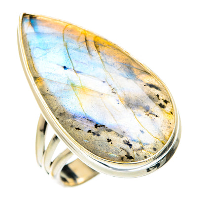 Labradorite Rings handcrafted by Ana Silver Co - RING74910