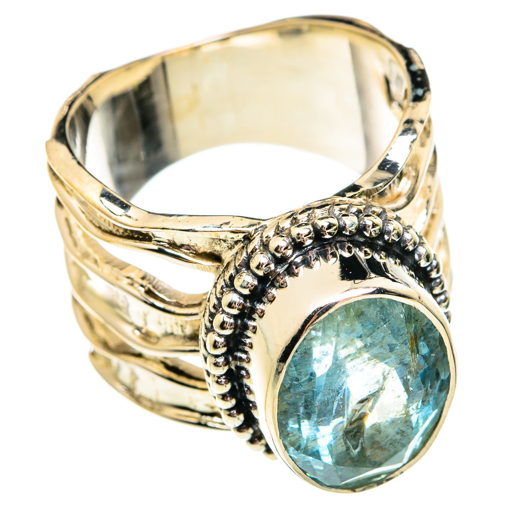 Aquamarine Rings handcrafted by Ana Silver Co - RING74915