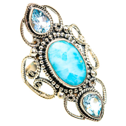 Larimar Rings handcrafted by Ana Silver Co - RING74918