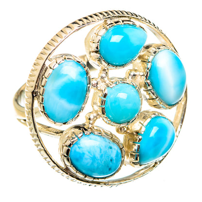 Larimar Rings handcrafted by Ana Silver Co - RING74920