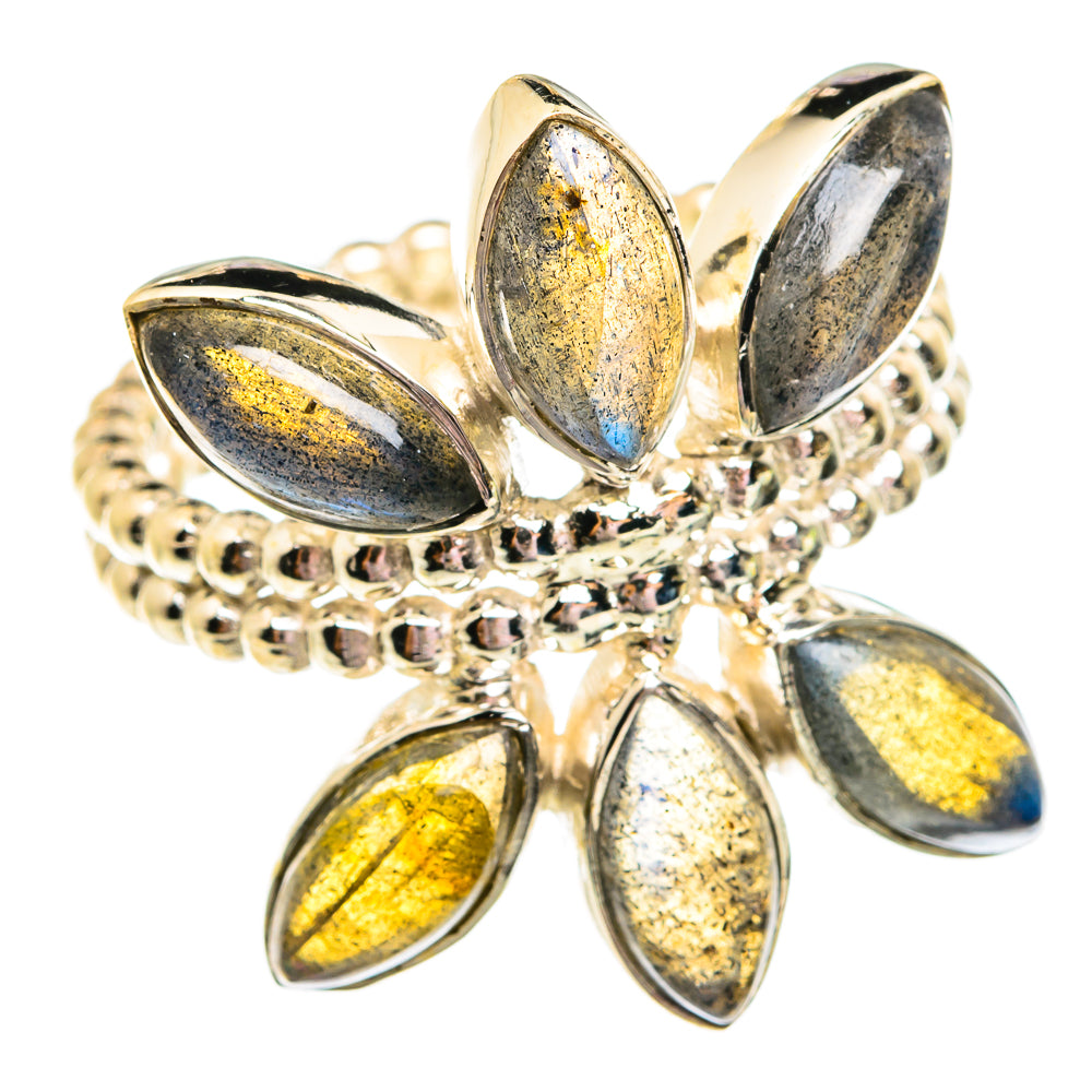 Labradorite Rings handcrafted by Ana Silver Co - RING74924