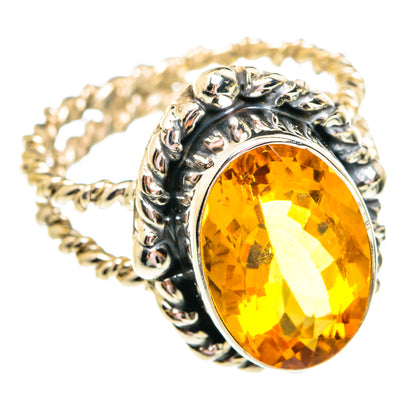Mandarin Citrine Rings handcrafted by Ana Silver Co - RING74932