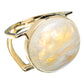 Rainbow Moonstone Rings handcrafted by Ana Silver Co - RING74933
