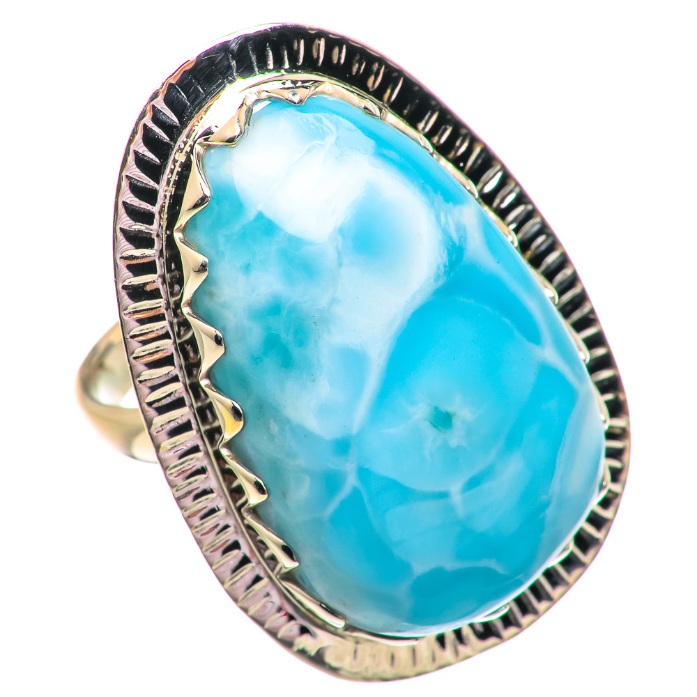 Larimar Rings handcrafted by Ana Silver Co - RING74945