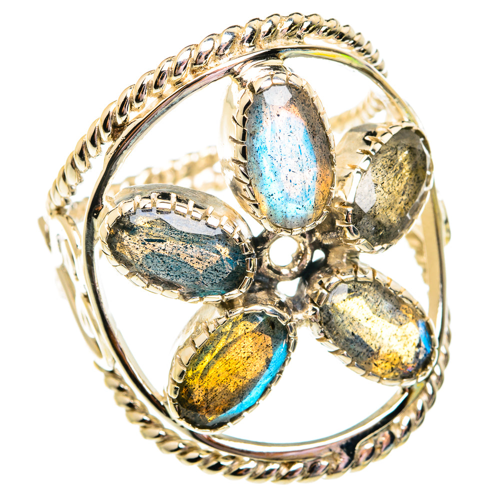 Labradorite Rings handcrafted by Ana Silver Co - RING74947