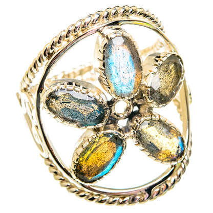 Labradorite Rings handcrafted by Ana Silver Co - RING74947