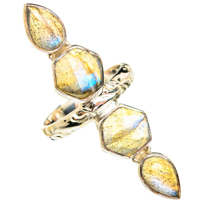 Labradorite Rings handcrafted by Ana Silver Co - RING74952