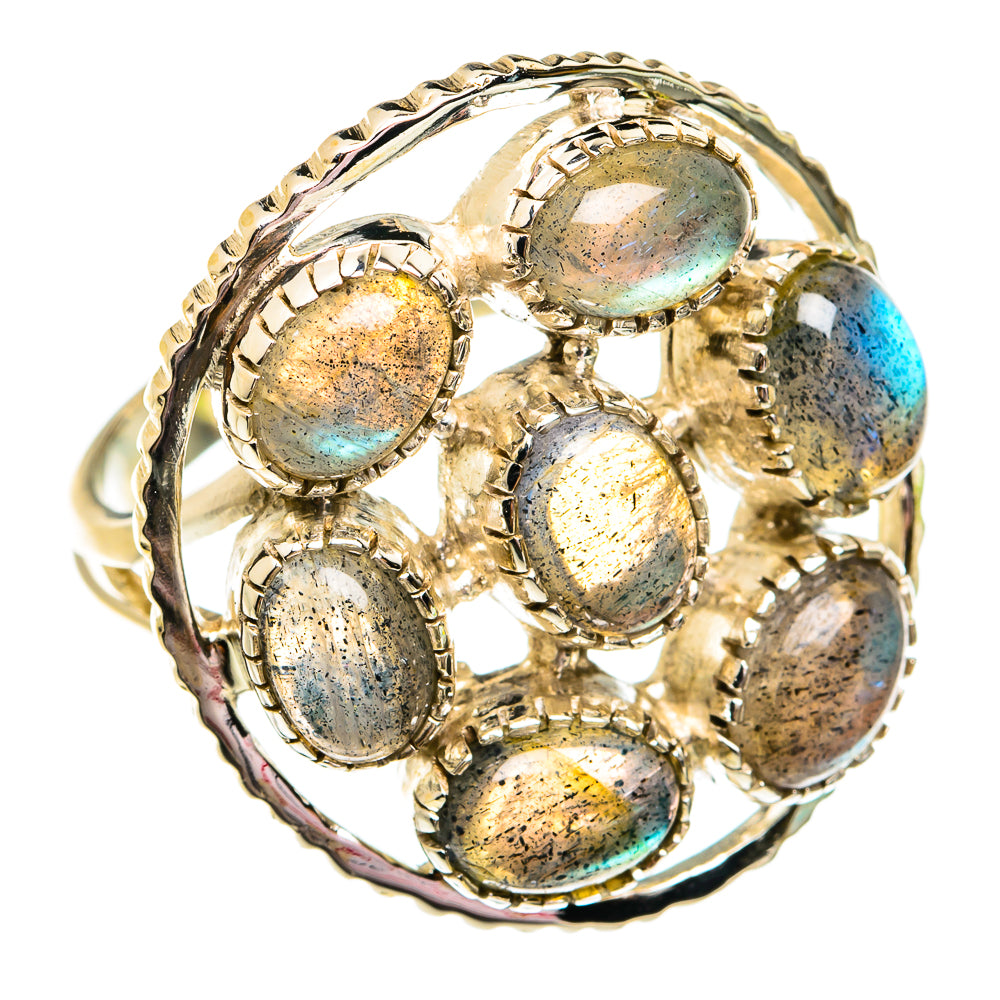 Labradorite Rings handcrafted by Ana Silver Co - RING74954