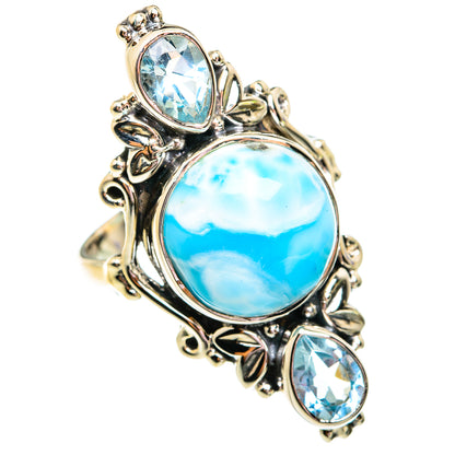Larimar Rings handcrafted by Ana Silver Co - RING74962