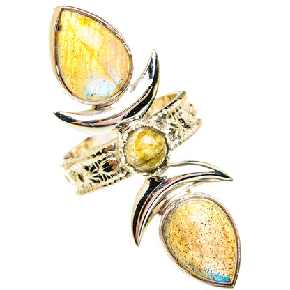 Labradorite Rings handcrafted by Ana Silver Co - RING74964