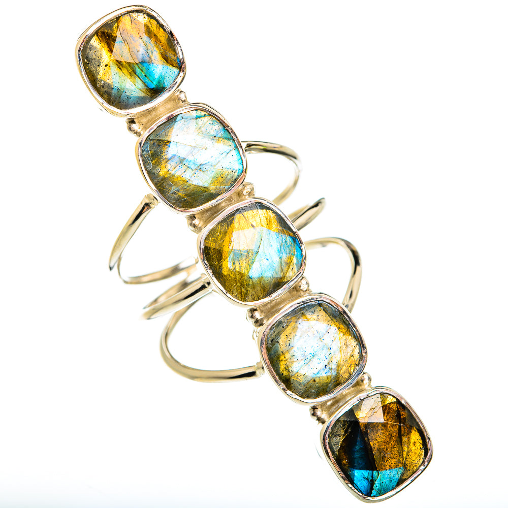 Labradorite Rings handcrafted by Ana Silver Co - RING74965