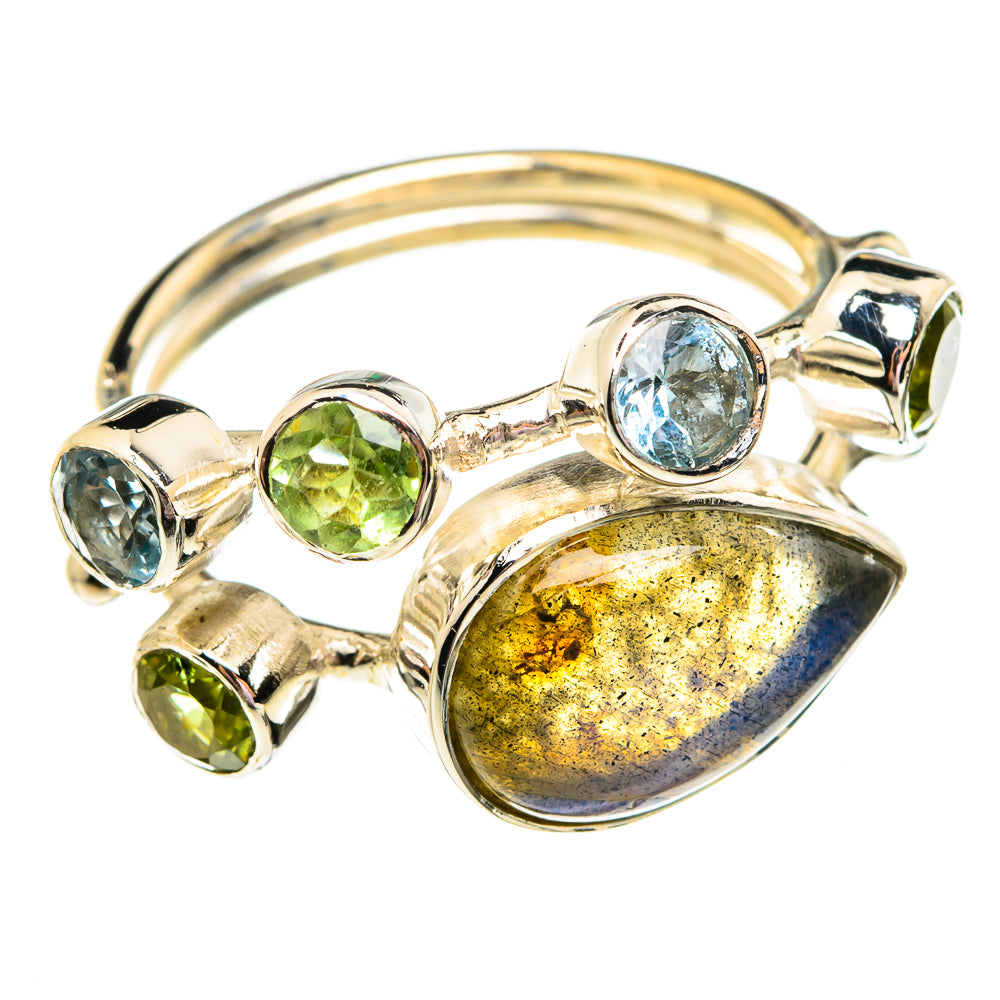 Labradorite Rings handcrafted by Ana Silver Co - RING74966