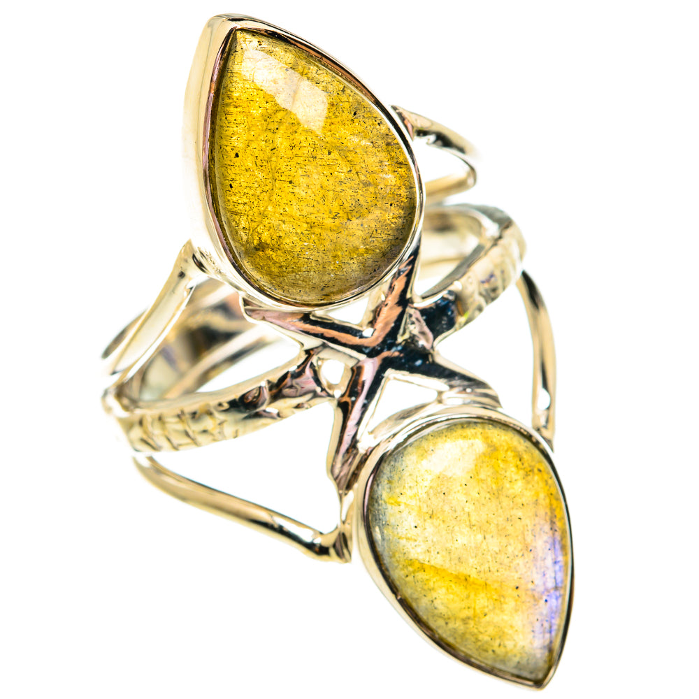 Labradorite Rings handcrafted by Ana Silver Co - RING74991