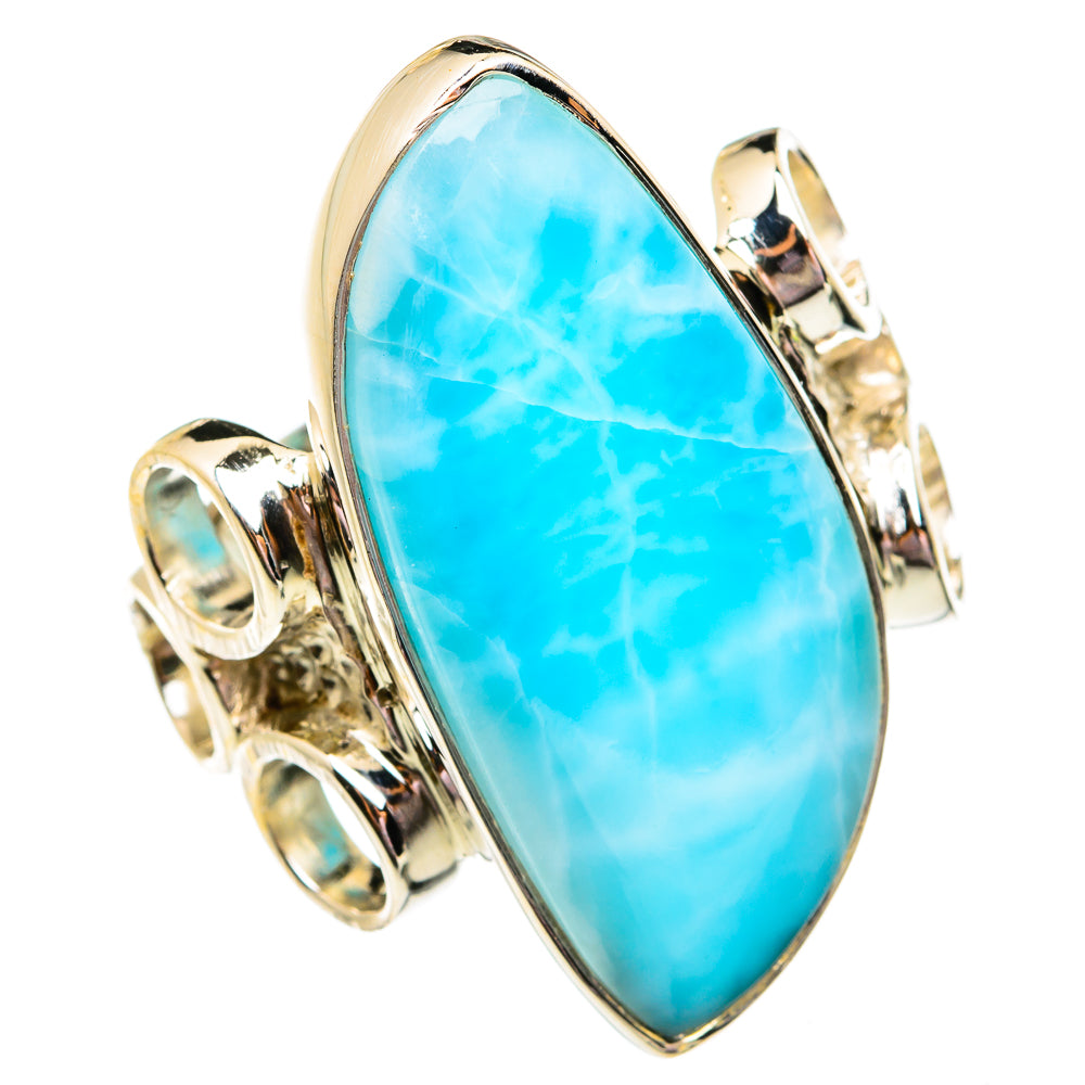Larimar Rings handcrafted by Ana Silver Co - RING74994