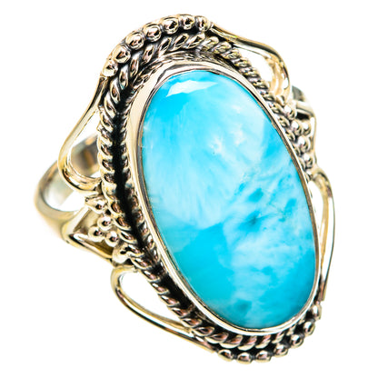 Larimar Rings handcrafted by Ana Silver Co - RING74996