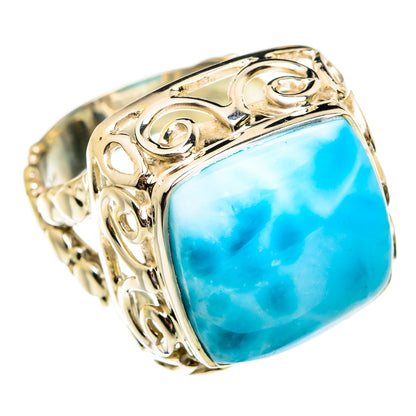 Larimar Rings handcrafted by Ana Silver Co - RING75000