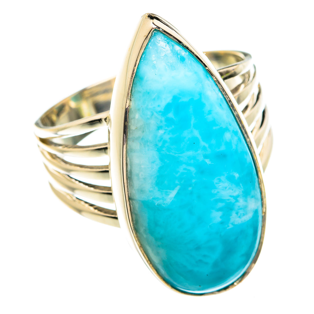 Larimar Rings handcrafted by Ana Silver Co - RING75002