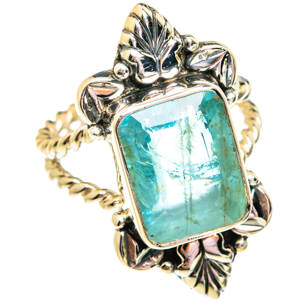 Aquamarine Rings handcrafted by Ana Silver Co - RING75003
