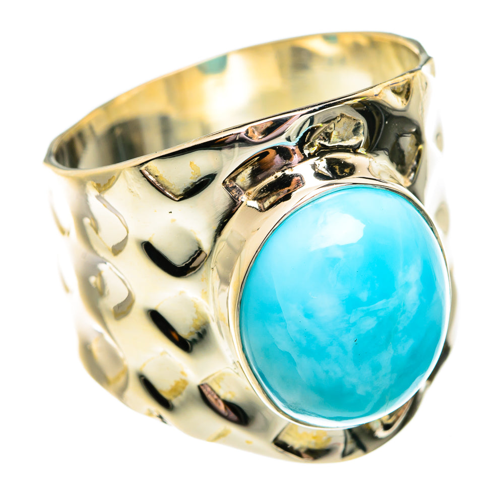 Larimar Rings handcrafted by Ana Silver Co - RING75004