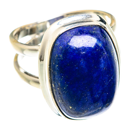 Lapis Lazuli Rings handcrafted by Ana Silver Co - RING75017