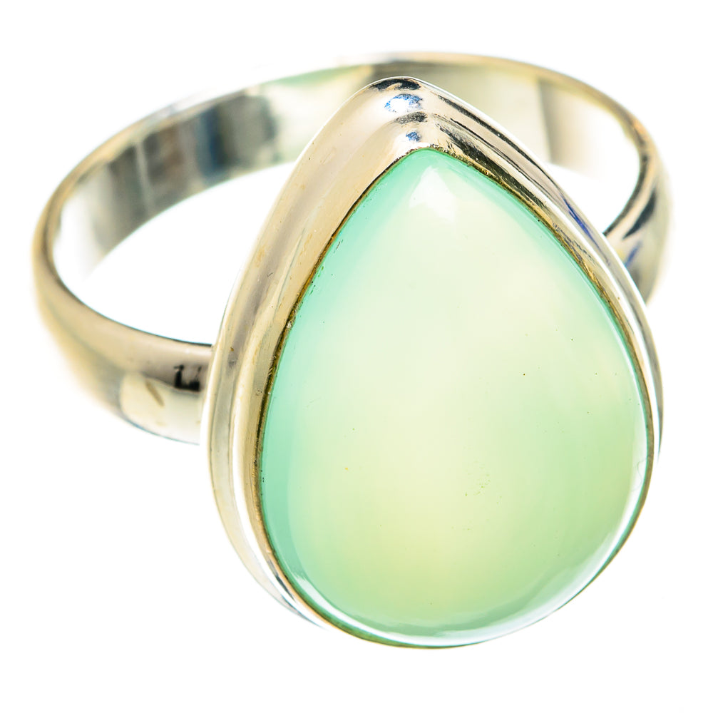 Aqua Chalcedony Rings handcrafted by Ana Silver Co - RING75021