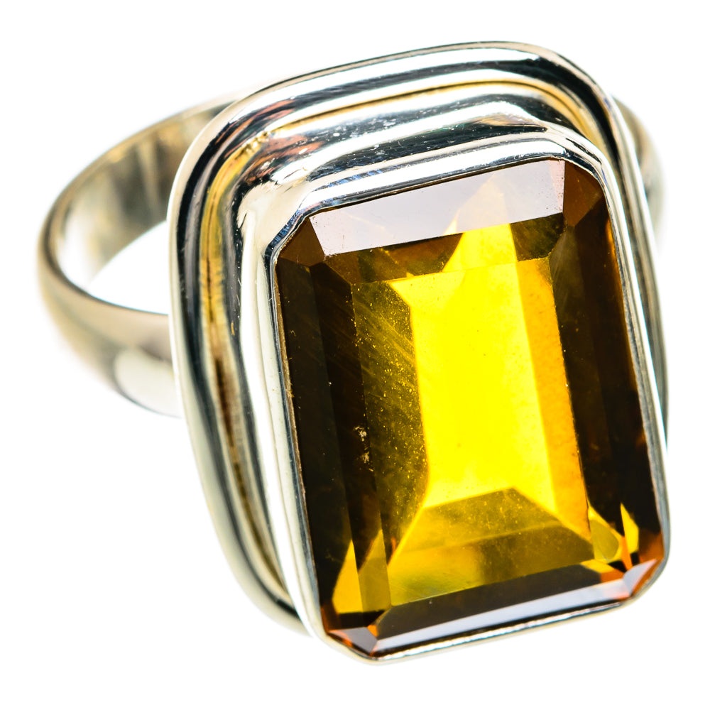 Mandarin Citrine Rings handcrafted by Ana Silver Co - RING75026