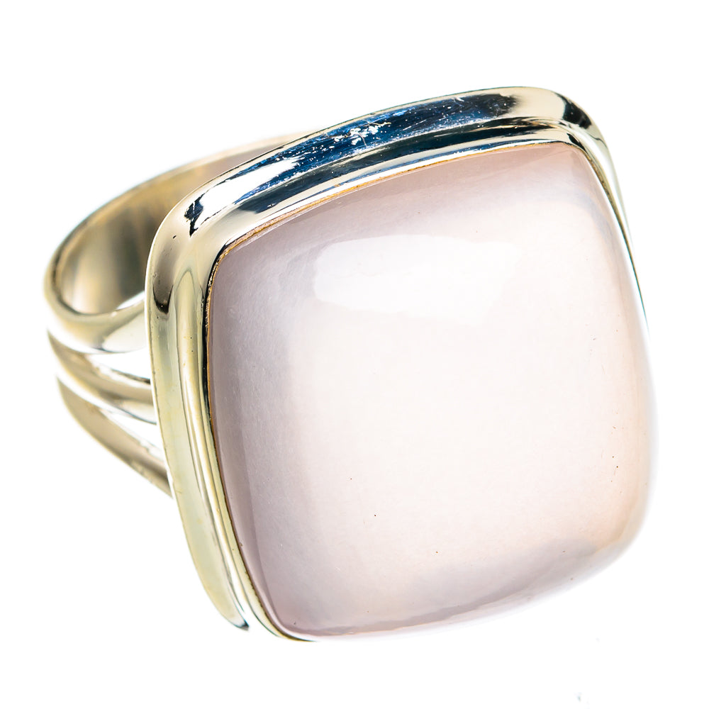 Rose Quartz Rings handcrafted by Ana Silver Co - RING75029