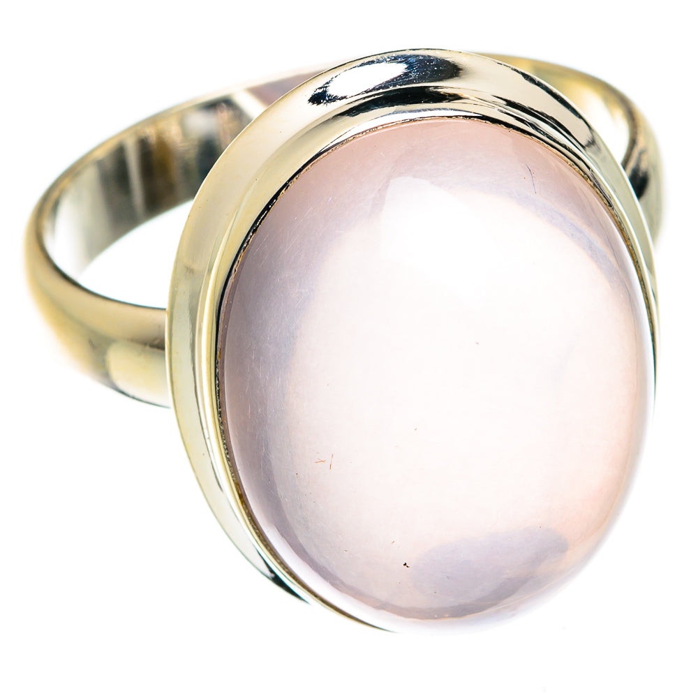 Rose Quartz Rings handcrafted by Ana Silver Co - RING75030