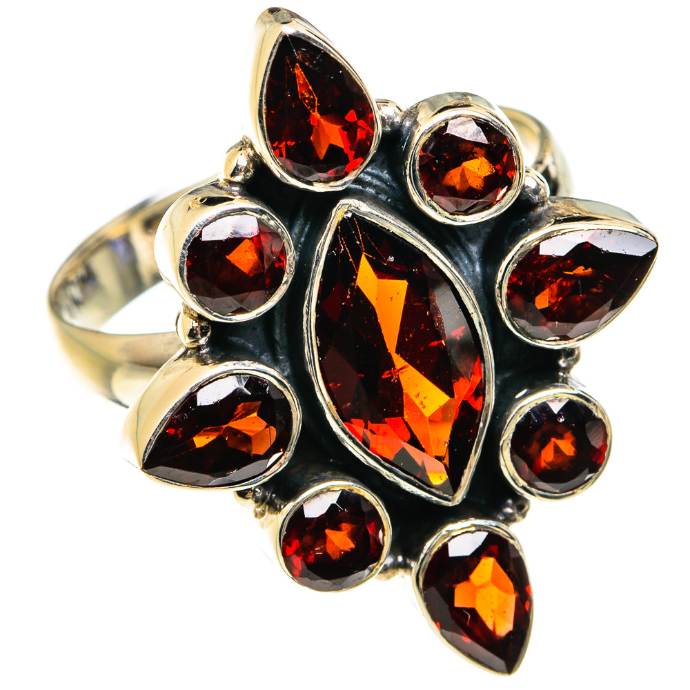 Garnet Rings handcrafted by Ana Silver Co - RING75031