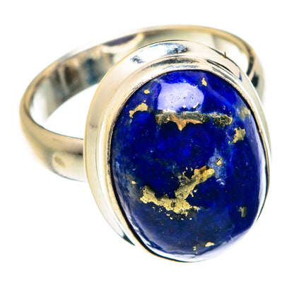 Lapis Lazuli Rings handcrafted by Ana Silver Co - RING75051