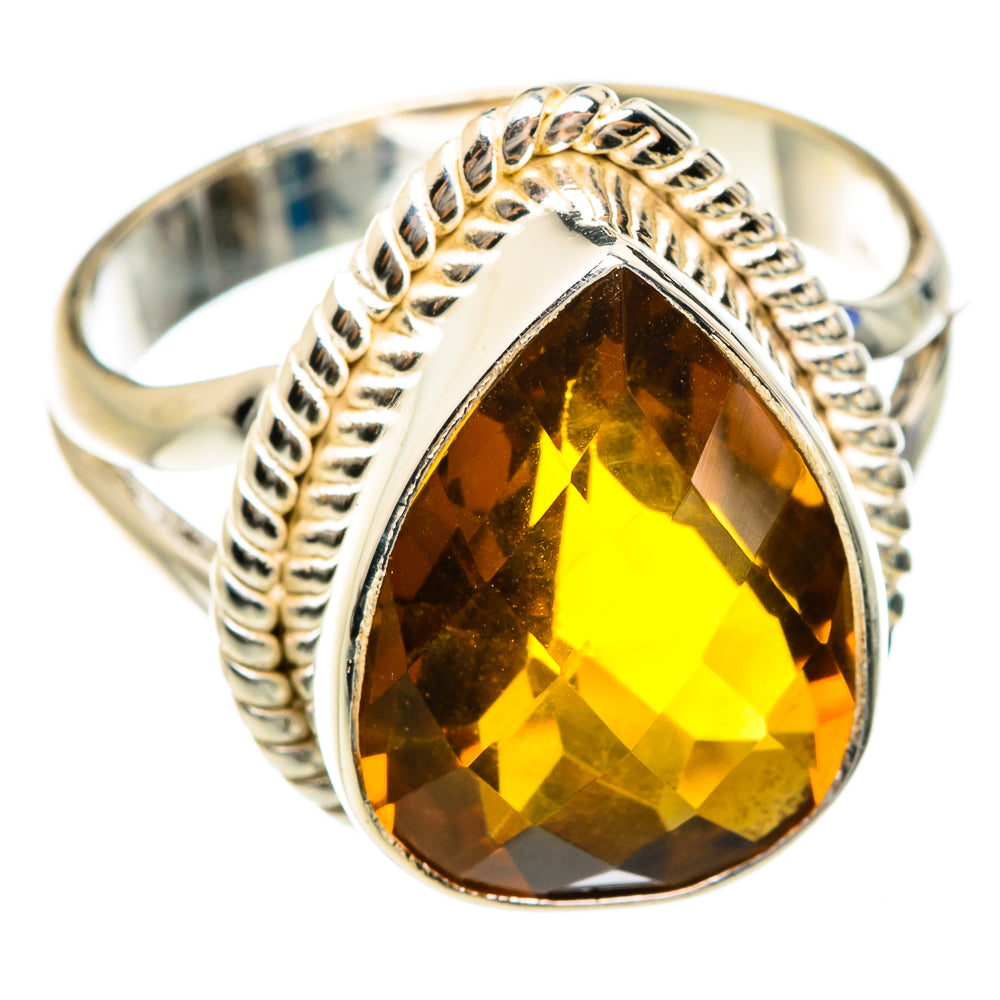 Mandarin Citrine Rings handcrafted by Ana Silver Co - RING75055