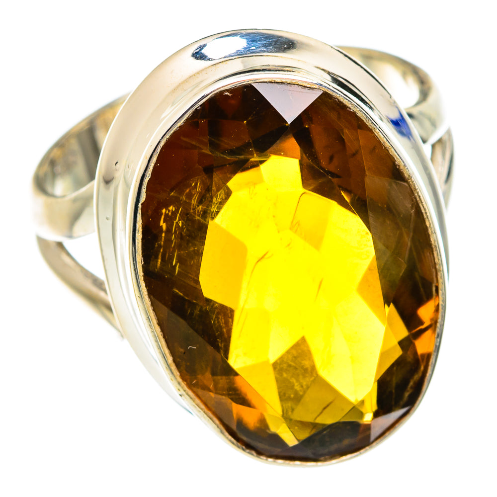 Mandarin Citrine Rings handcrafted by Ana Silver Co - RING75056