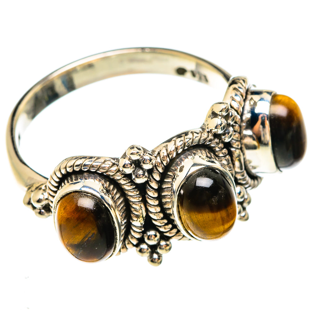 Tiger Eye Rings handcrafted by Ana Silver Co - RING75057