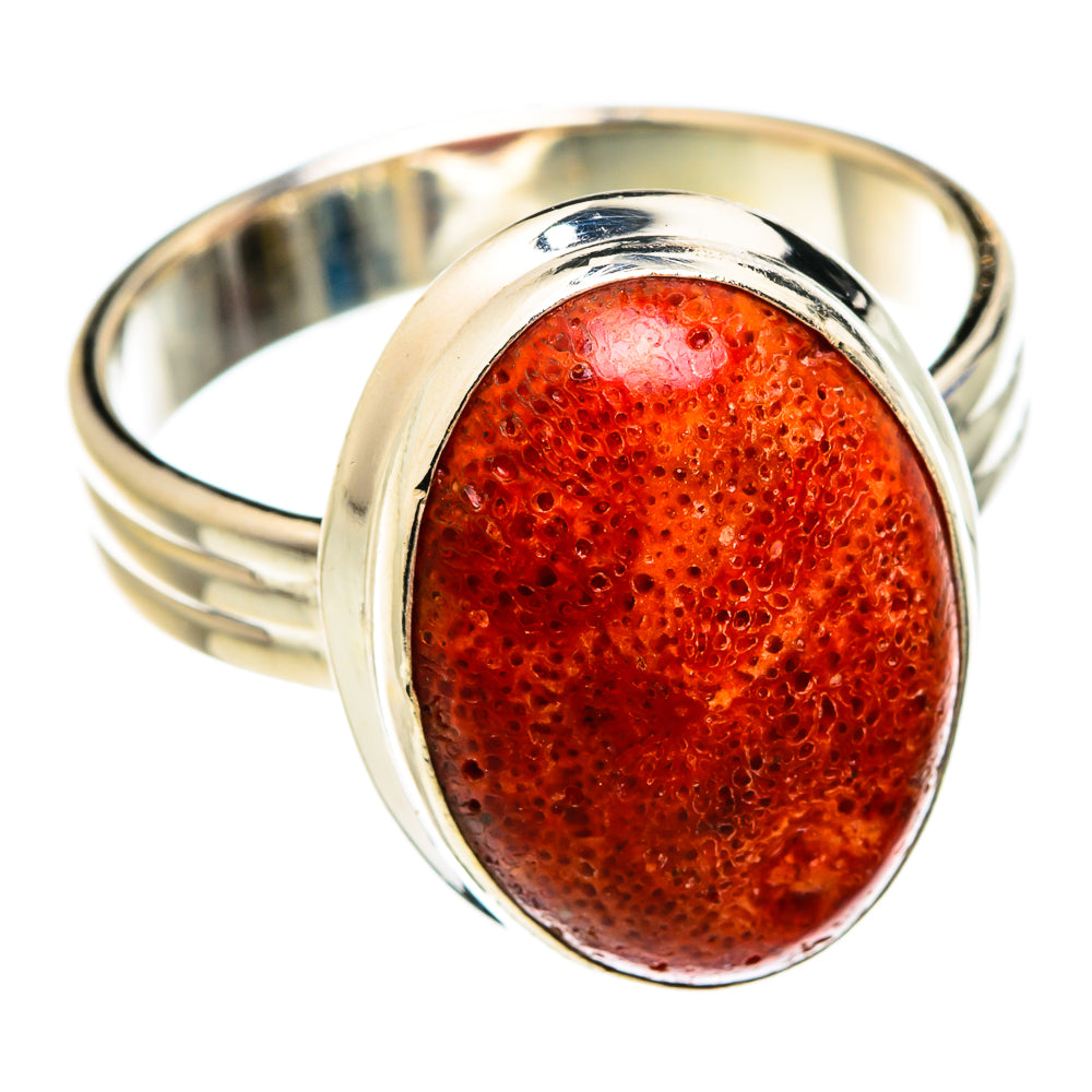 Sponge Coral Rings handcrafted by Ana Silver Co - RING75059