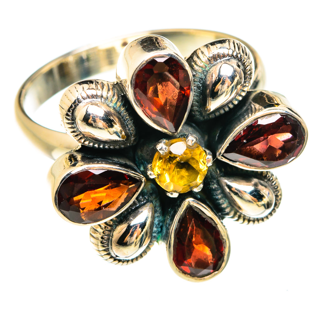 Garnet Rings handcrafted by Ana Silver Co - RING75063