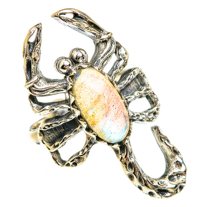 Labradorite Rings handcrafted by Ana Silver Co - RING75083