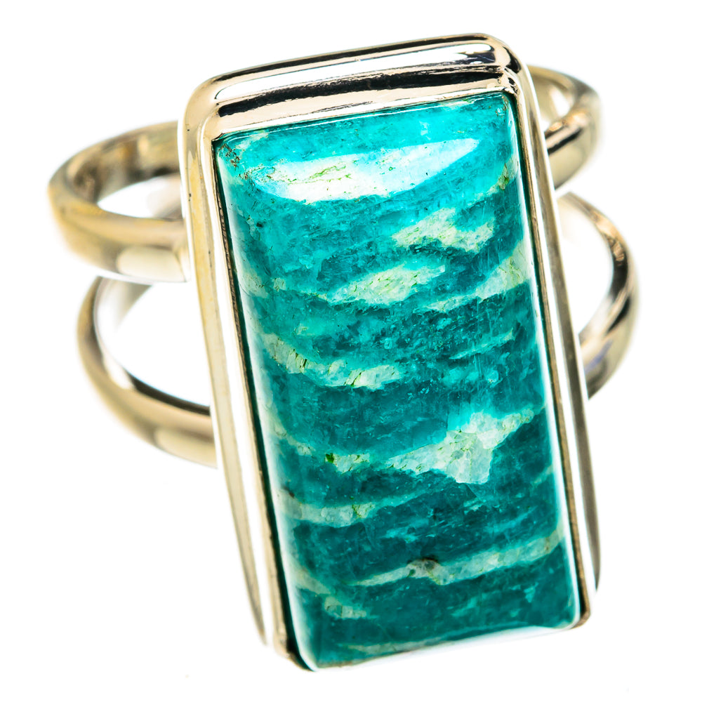 Amazonite Rings handcrafted by Ana Silver Co - RING75085