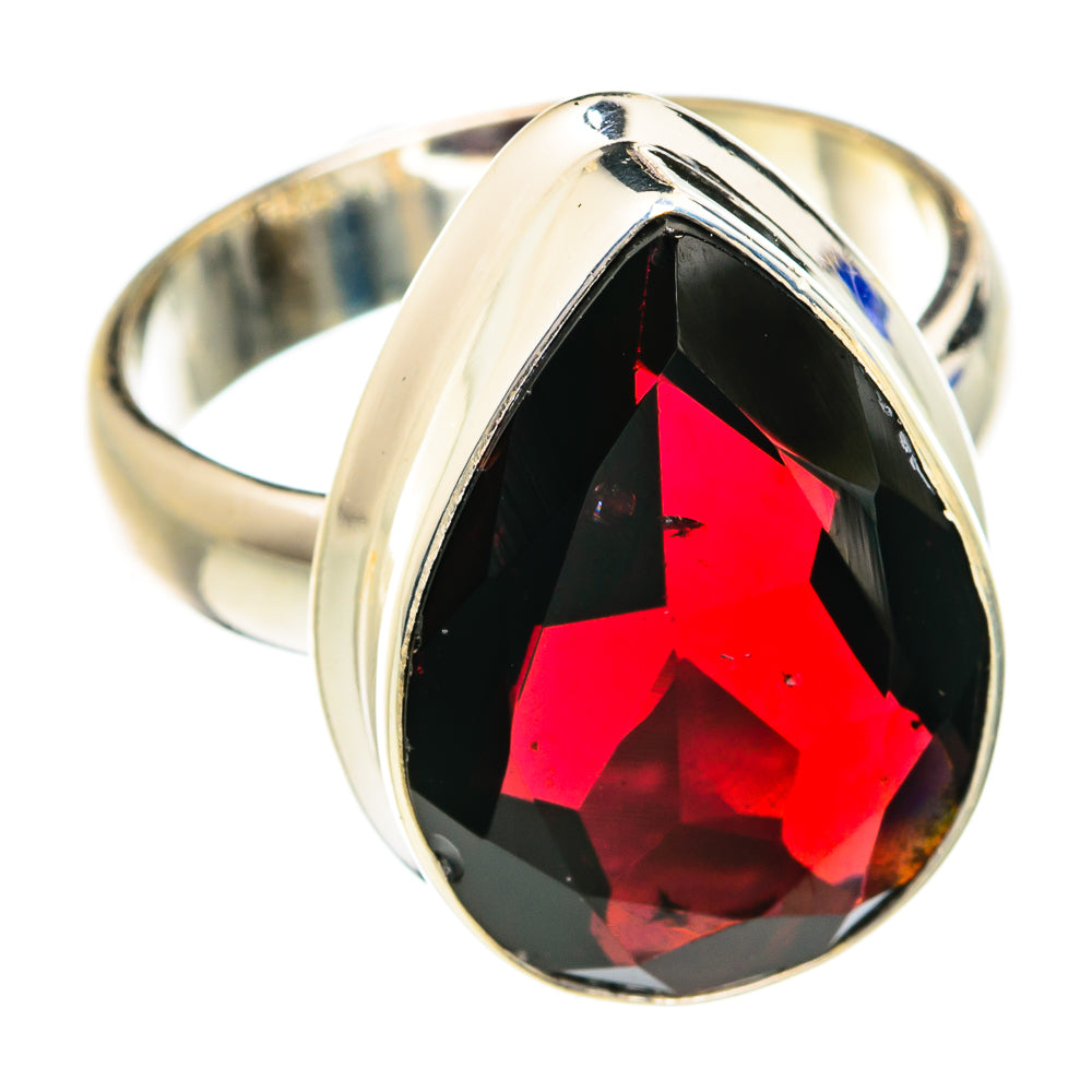Garnet Rings handcrafted by Ana Silver Co - RING75096