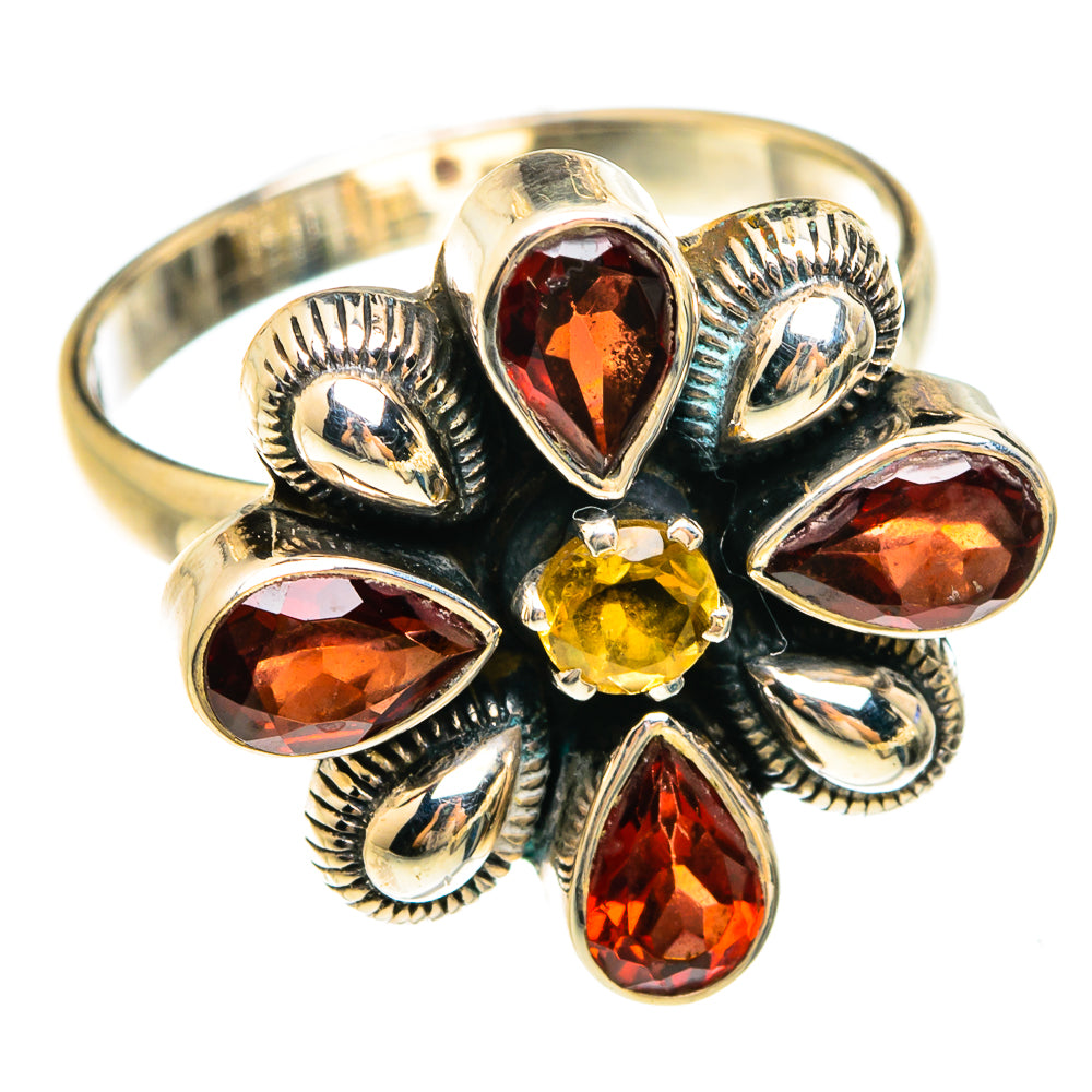 Garnet Rings handcrafted by Ana Silver Co - RING75097