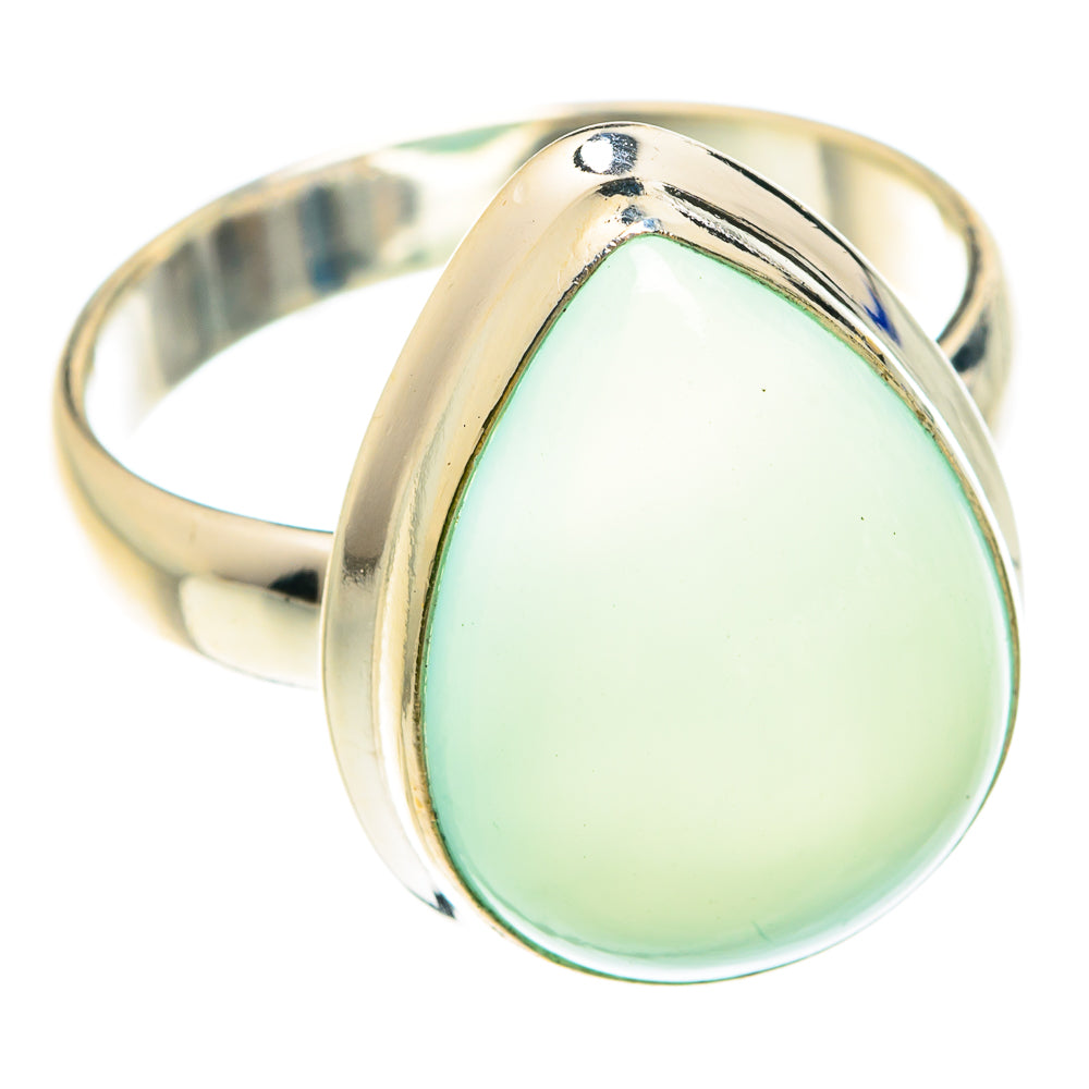 Aqua Chalcedony Rings handcrafted by Ana Silver Co - RING75111