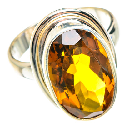 Mandarin Citrine Rings handcrafted by Ana Silver Co - RING75119