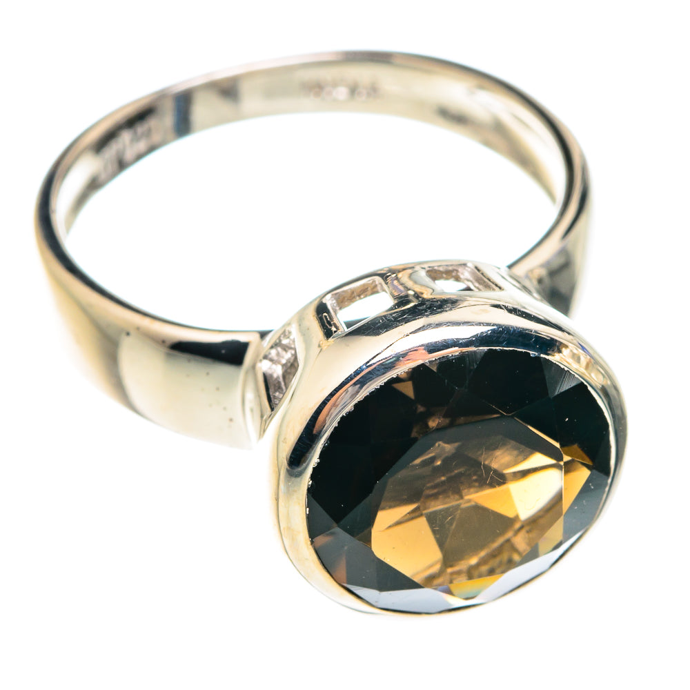 Smoky Quartz Rings handcrafted by Ana Silver Co - RING75120