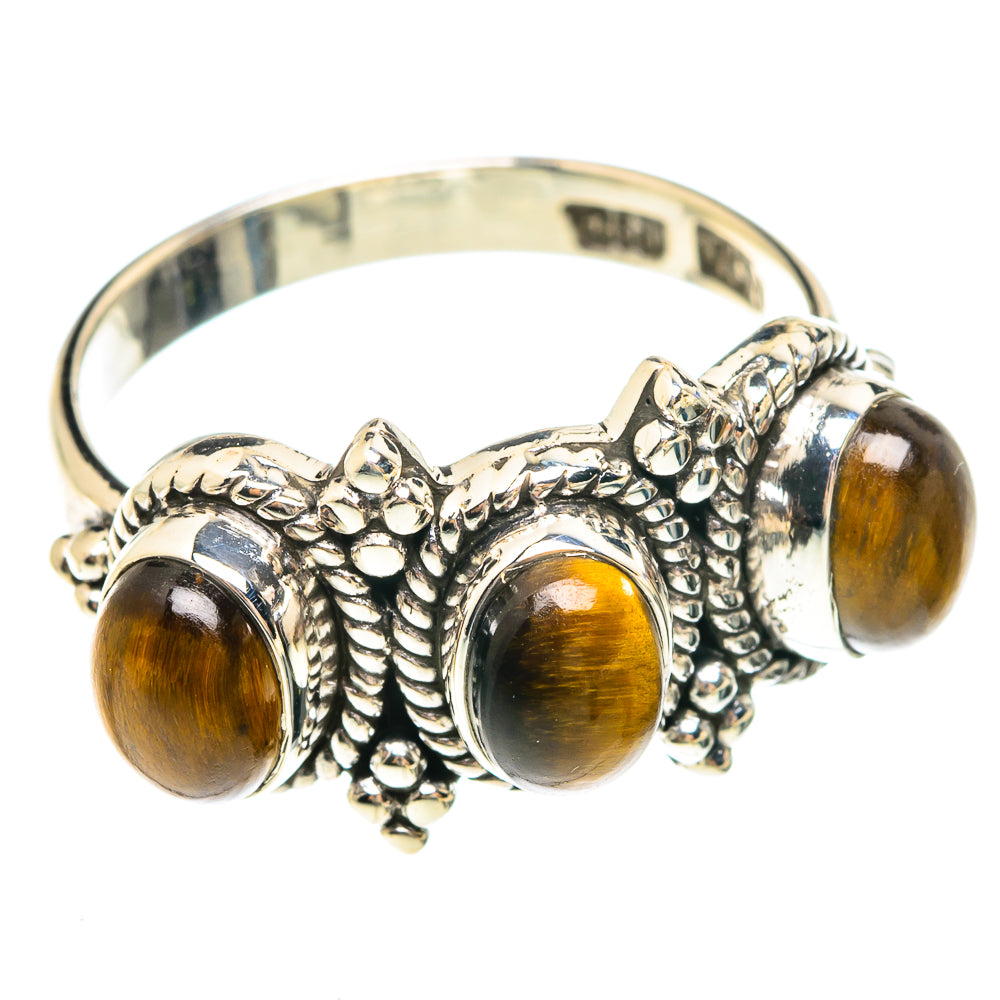 Tiger Eye Rings handcrafted by Ana Silver Co - RING75121