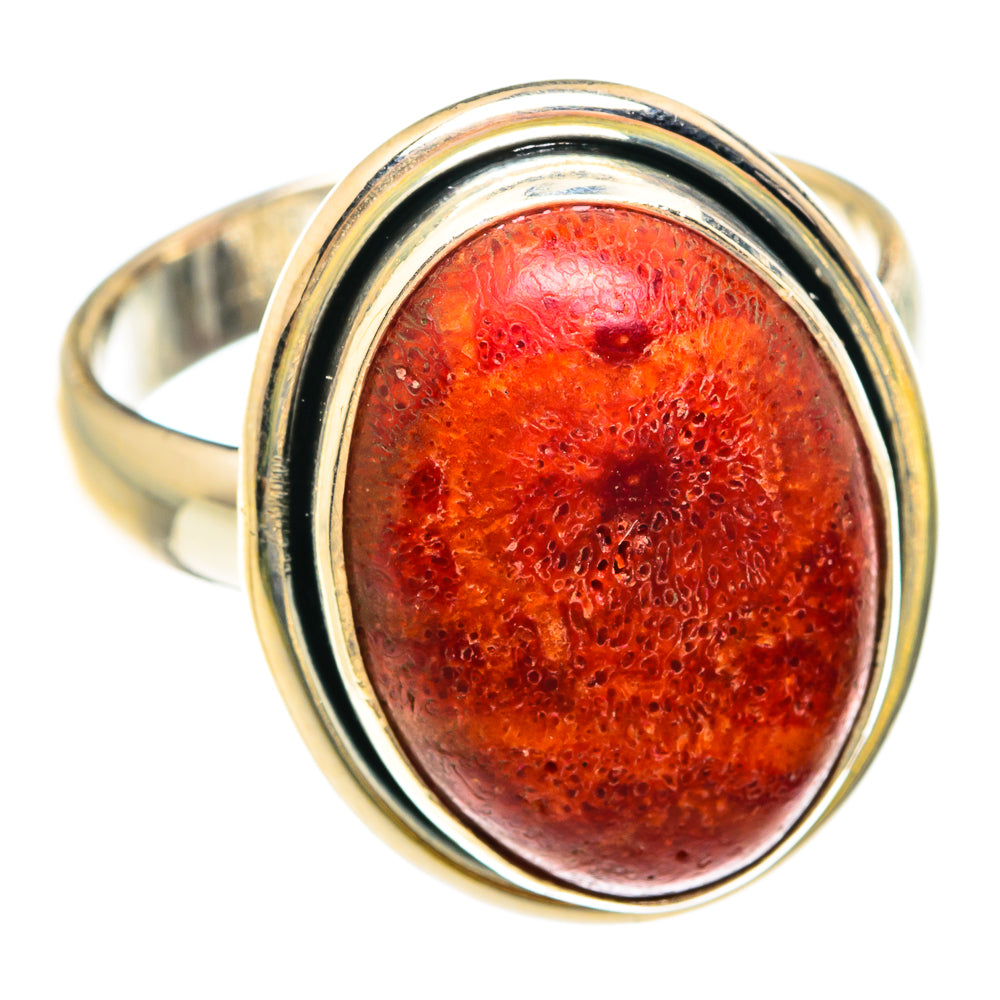 Sponge Coral Rings handcrafted by Ana Silver Co - RING75124